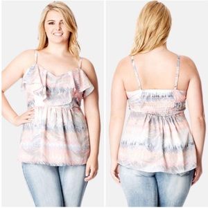 Ruffled Tank by City Chic